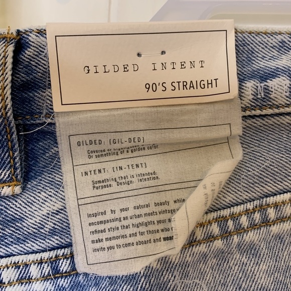 Gilded Intent women’s acid wash distressed jeans size 26 NWT - Picture 3 of 7